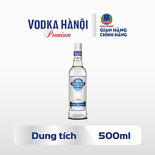 Rượu Vodka Hà Nội Premium HALICO nồng độ 33% chai 500ml không kèm hộp