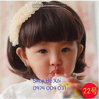 Bộ tóc giả cho bé gái, tóc giả cao cấp cho bé gái