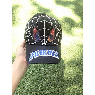 Nón kết bé trai hình đôi mắt người nhện màu đen siêu hot - PP9121