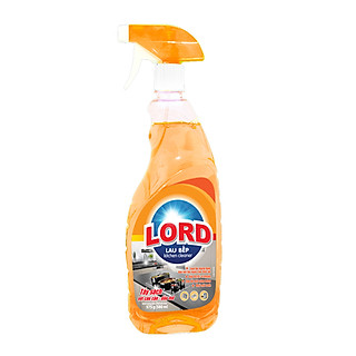 Nước lau bếp Lord hương chanh tươi mát 580ml làm sạch cực nhanh các vết dầu mỡ, bẩn, khử mùi tanh trên các bề mặt của căn bếp mang lại vẻ sạch sẽ và sáng bóng