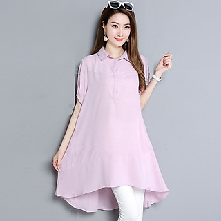 Áo sơ mi nữ chùm mông form rộng đủ size Haint Boutique H39