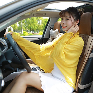 Khăn choàng cho phụ nữ kết hợp áo khoác- khăn choàng đi biển