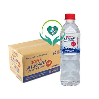 Thùng 24 chai x 500ml nước ion kiềm Alkari, giúp tăng cường sức đề kháng