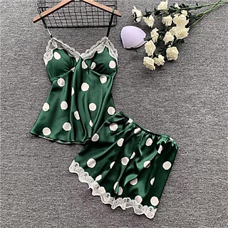 Bộ ngủ lụa satin Cao Cấp SX211