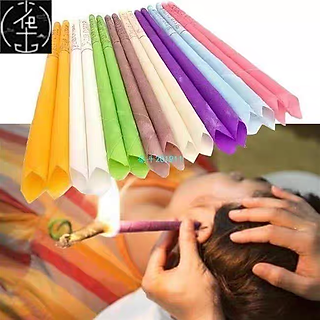 Combo 10 Đôi Nến Xông Tai Ấn Độ Nến Tai Dùng Trong SPA Làm Đẹp Bằng Sáp Ong Và Tinh Dầu Thư Giãn