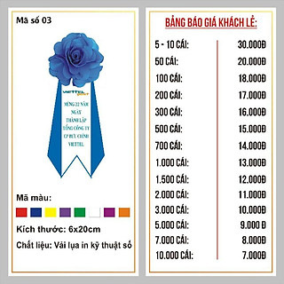 Hoa cài áo đại biểu