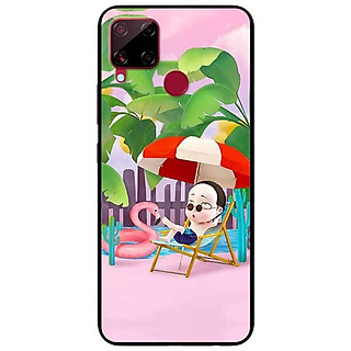 Ốp lưng dành cho Realme C15 mẫu Cương Thi Nghỉ Mát