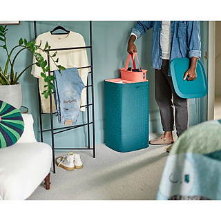 Giỏ đựng quần áo 2 ngăn có quai xách Joseph Joseph 50022 Tota Pop 60L (Green) hàng chính hãng