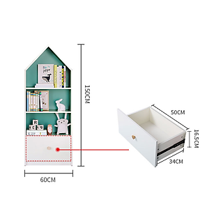 Giá kệ sách trẻ em - trang trí mẫu giáo - tủ để đồ chơi cao cấp