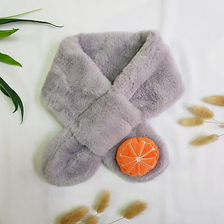 Khăn Lông Quàng Cổ Vừa Ấm Vừa Điệu Cho Bé Gái