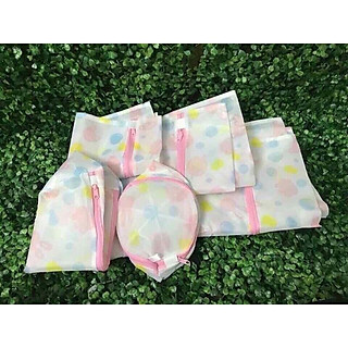 Sét 5 Túi Lưới Giặt Đồ Giúp Bảo Vệ Quần Áo Không Bị Hỏng