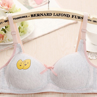 Áo ngực cotton không gọng, mút  mỏng in hình trái xoài dễ thương LYEA013