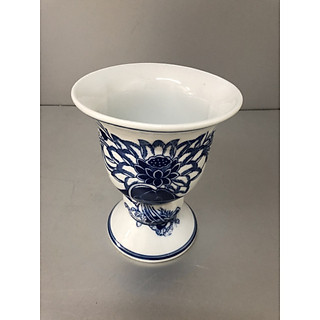 Chân đế cắm quả phật thủ thờ bằng sứ