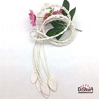 Thắt lưng da dây nịt nữ cột eo bện rít chiếc lá dona22101502