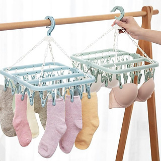 Móc Phơi Tất Đồ Lót 32 Kẹp mã hàng hot