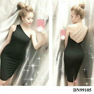Đầm body lệch vai