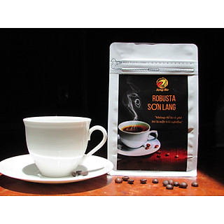 Cafe Robusta nguyên chất 100% rang mộc Sơn Lang Gia Lai gói 250g