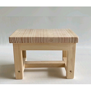 Ghế Đẩu Gỗ Vuông Nhỏ