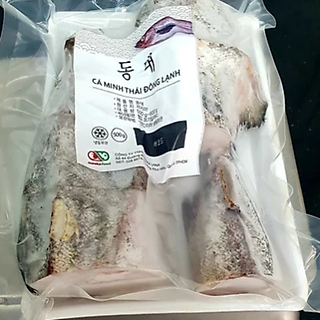 Cá Minh Thái đông lạnh 1 con / 동태(절단)