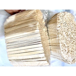 1kg que kem gỗ, que đè lưỡi trang trí handmade(que to, que nhỏ)