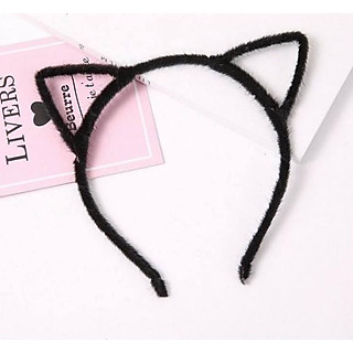 Cài tai mèo xinh - cài tóc - đen