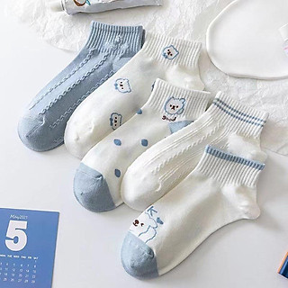 Tất vớ cổ ngắn phong cách Hàn Quốc trend