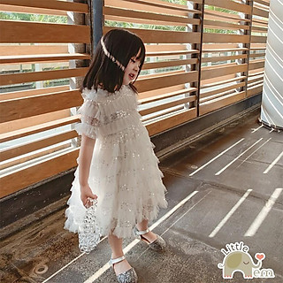 Váy công chúa đính sequin cho bé gái