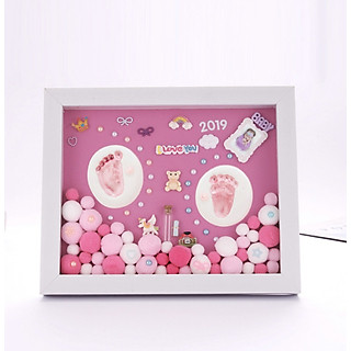 Khung ảnh in dấu vân chân tay cho bé lưu giữ kỉ niệm đầu đời