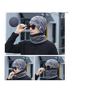 combo Khăn ống nón len ô vuông