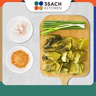 Canh Cải Chua Nấu Tôm Khô (Khay 250G)