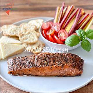 Cá hồi xông khói - vị tỏi & húng quế