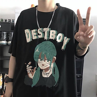 Áo thun tay lỡ unisex phông form rộng DESTBOY nam nữ phong cách ulzzang Wind