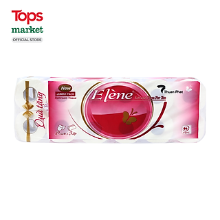 Giấy Vệ Sinh Elene Hồng Cao Cấp 3 Lớp 10 Cuộn