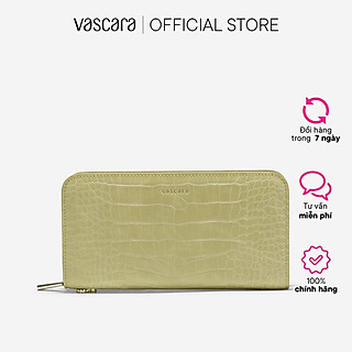 Vascara Ví Cầm Tay Vân Cá Sấu Có Quai Đeo Tay - WAL 0283