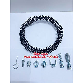 Dây Thông Tắc Cống Lò Xo Phi 16 Dùng Máy Khoan