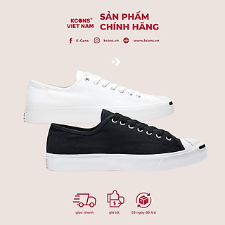 Converse Jack Purcell White / Giày Thể Thao Cổ Thấp Vải Thời Trang