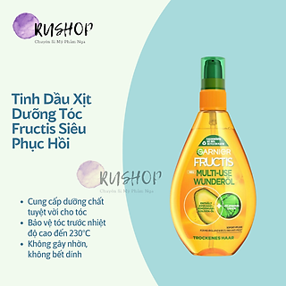 Tinh dầu xịt dưỡng tóc Fructis siêu phục hồi mềm mượt tóc
