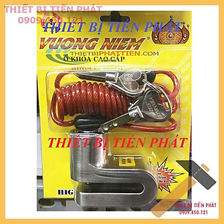 Ổ Khóa Đĩa Lớn Tặng Kèm Dây Khóa Cổ Tay Xuống Đĩa Siêu An Toàn Chống Trộm