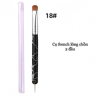 Cọ french nail 2 đầu lông chồn số 18 cao cấp 1192