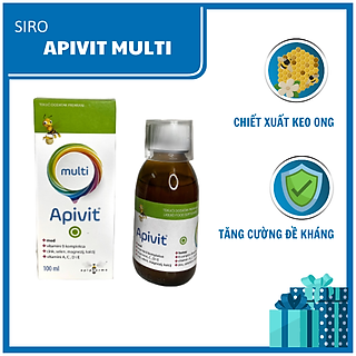 APIVIT MULTI - Thực phẩm bảo vệ sức khỏe bổ sung các vitamin, khoáng chất góp phần làm giảm tình trạng mệt mỏi, căng thẳng, nâng cao sức đề kháng.