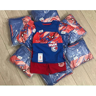 SET BỘ THUN COTTON BÉ TRAI HÌNH SIÊU NHÂN HỌA TIẾT NHỆN XANH ĐỎ CỰC MÁT THẤM HÚT MỒ HÔI TỐT