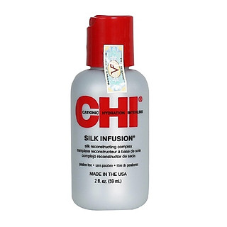 CHI Silk Infusion Silk Rescontructing Complex - Tinh dầu dưỡng bóng tóc Mỹ 59ml