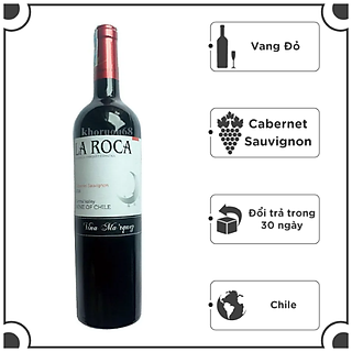 Rượu vang Chile LA ROCA 750ML 13,5 VOL - vang đỏ / Red wine