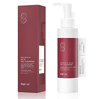 Gel rửa mặt cho da nhạy cảm, da mụn SNP LAB+ SALICYLIC ACID GEL CLEANSER 150ml