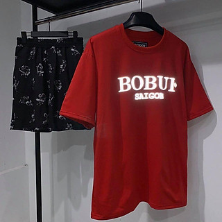 Áo Thun Tay Lỡ SAIGON BOBUI Cotton Unisex Nam Nữ (Ảnh Thật/Có Sẵn),  Áo thun tay lỡ form rộng in hoạ tiết chữ phông ulzzang unisex nam nữ đều mặc được