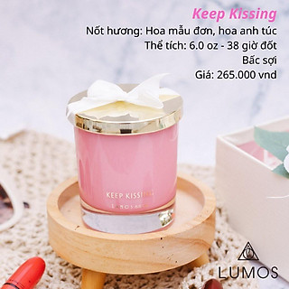 Nến Thơm Lumos Cao Cấp, Nến Sáp Tinh Dầu Tự Nhiên 100% (Tặng Kèm Diêm) LM01