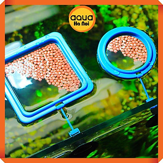 Vòng cho cá ăn - giữ thức ăn không bị phân tán - Loại mỏng hình tròn/vuông