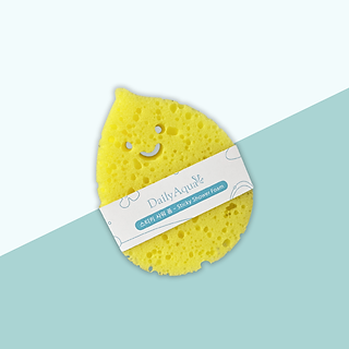 Bông Tắm, Bông Rửa Mặt Bọt Biển Daily Aqua - Làm Sạch Da, Tẩy Tế Bào Chết