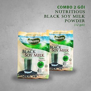 Combo 2 Túi Bột Đậu Nành Đen Unisoy ( HÀNG CHÍNH HÃNG - NHẬP TRỰC TIẾP )