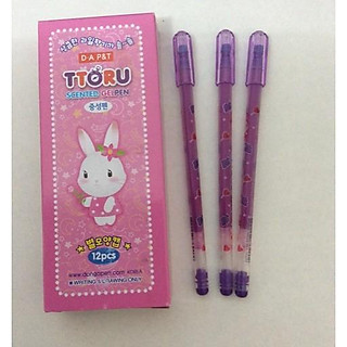 Bộ 10 Bút Ttoru thơm viết nho bút nho mực tím